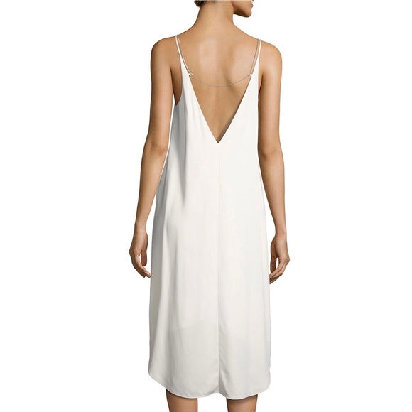 NEW T BY ALEXANDER WANG IVORY CHAIN DETAIL DRESS - Picture 5 of 9